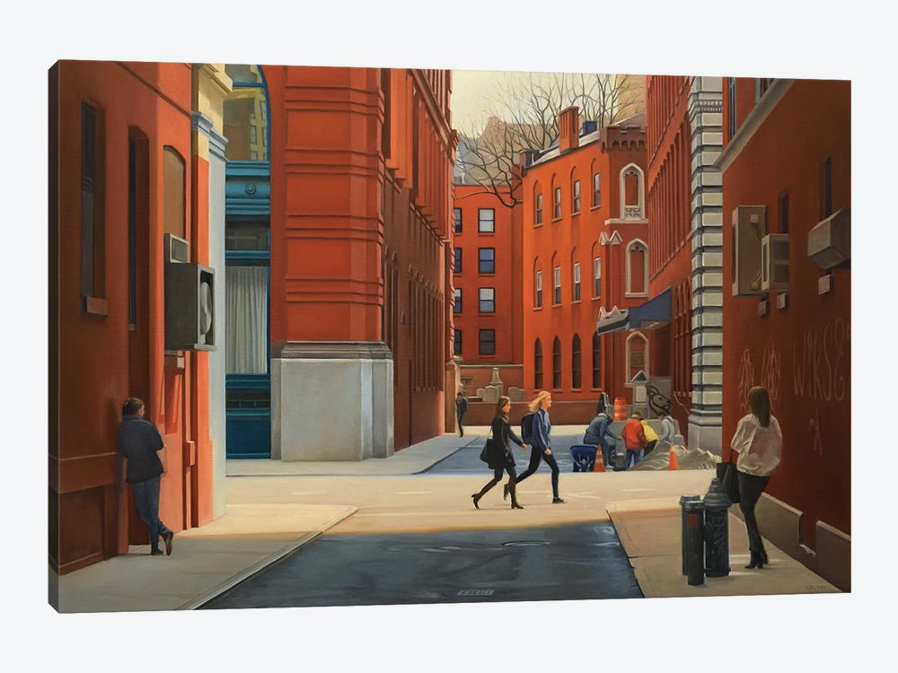 On Jersey Street by Nick Savides 1-piece Canvas Art Print
