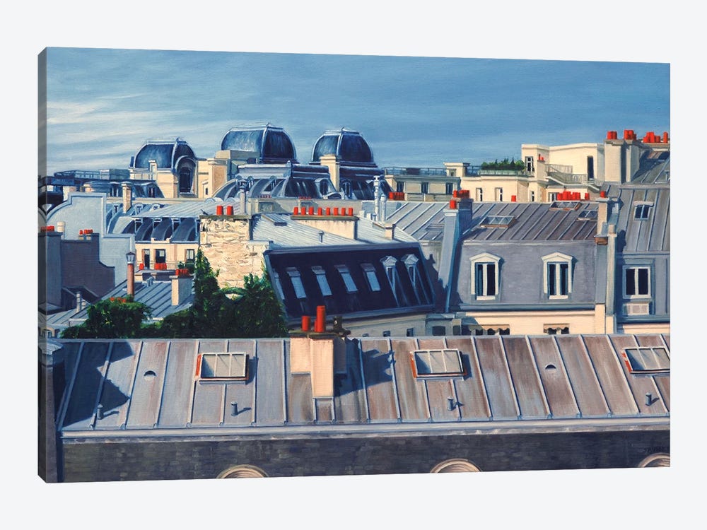 Paris Rooftops I by Nick Savides 1-piece Canvas Artwork