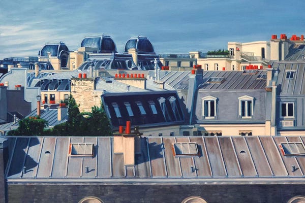 Artful Architecture: Paris Rooftops I by Nick Savides
