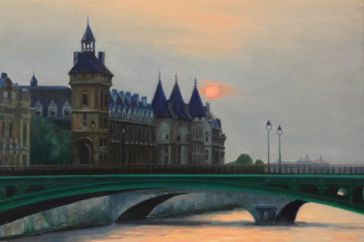 Paris Sunset And The Conciergerie