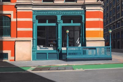 Prince Street by Nick Savides framed canvas print