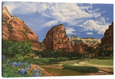 Angels Landing – Zion Canvas Art Print - Canyon Art