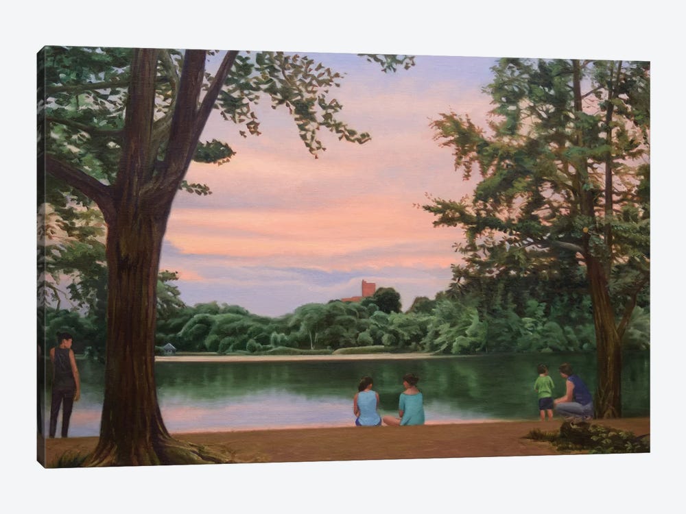 Prospect Park Lake by Nick Savides 1-piece Canvas Print