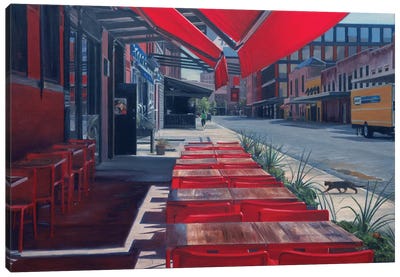 Red Canvas Art Print - Nick Savides