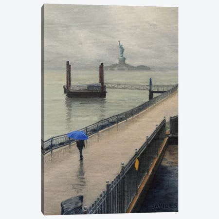 Red Hook – In The Rain Canvas Print #SVD63} by Nick Savides Canvas Wall Art