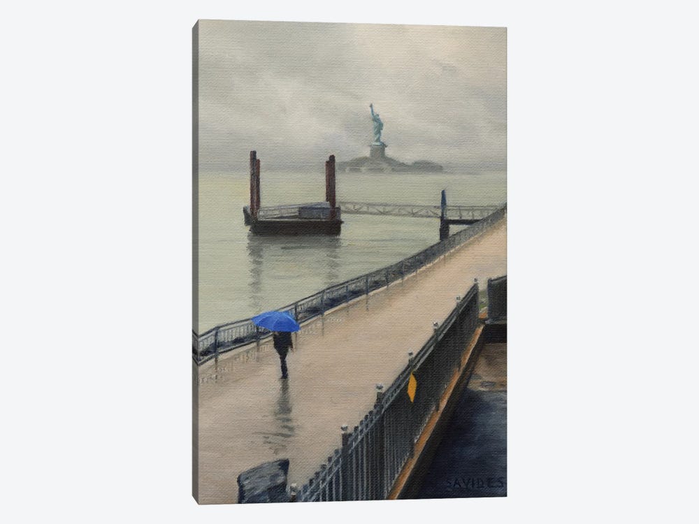 Red Hook – In The Rain by Nick Savides 1-piece Canvas Wall Art