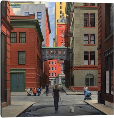 Staple Street – Looking North Canvas Art Print - Nick Savides