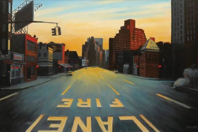 Sunrise Over Seventh Avenue by Nick Savides canvas print