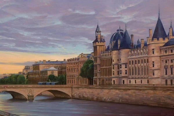Nick Savides: The Conciergerie At Sunset by Nick Savides