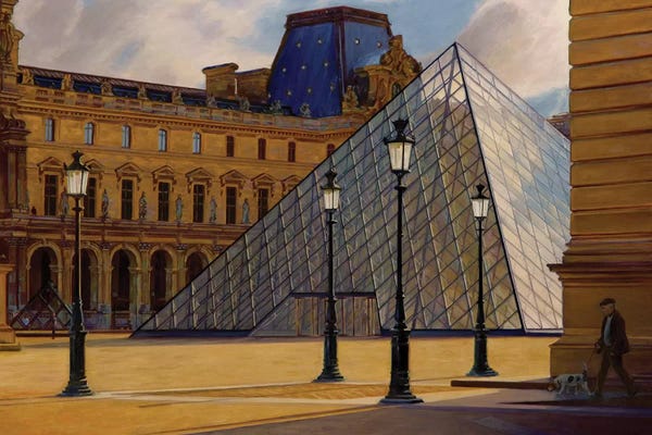 Nick Savides: The Louvre In Morning Light by Nick Savides