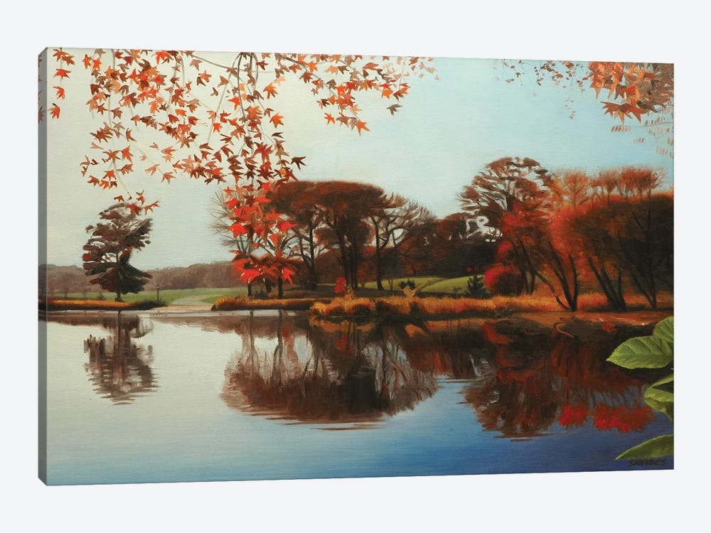 Autumn In Prospect Park by Nick Savides 1-piece Canvas Art Print
