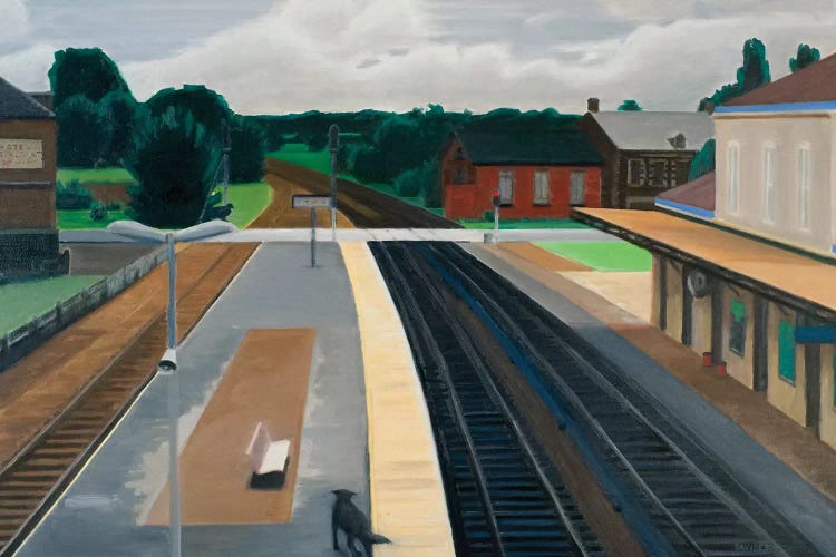 Train Station In Normandy by Nick Savides wall art