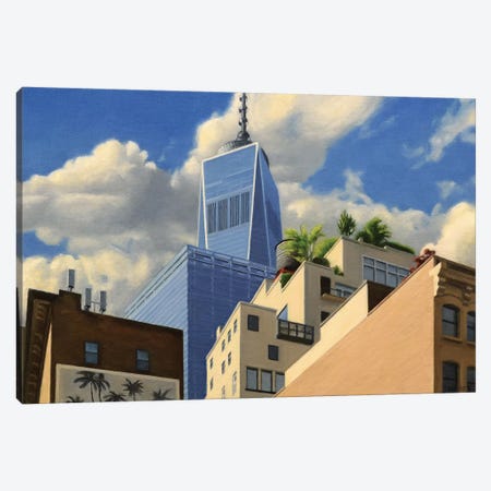 Tribeca Rooftops Canvas Print #SVD81} by Nick Savides Canvas Art