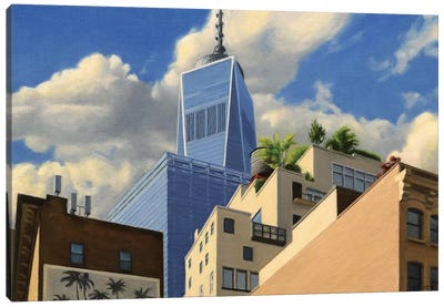 Tribeca Rooftops Canvas Art Print - Artful Architecture