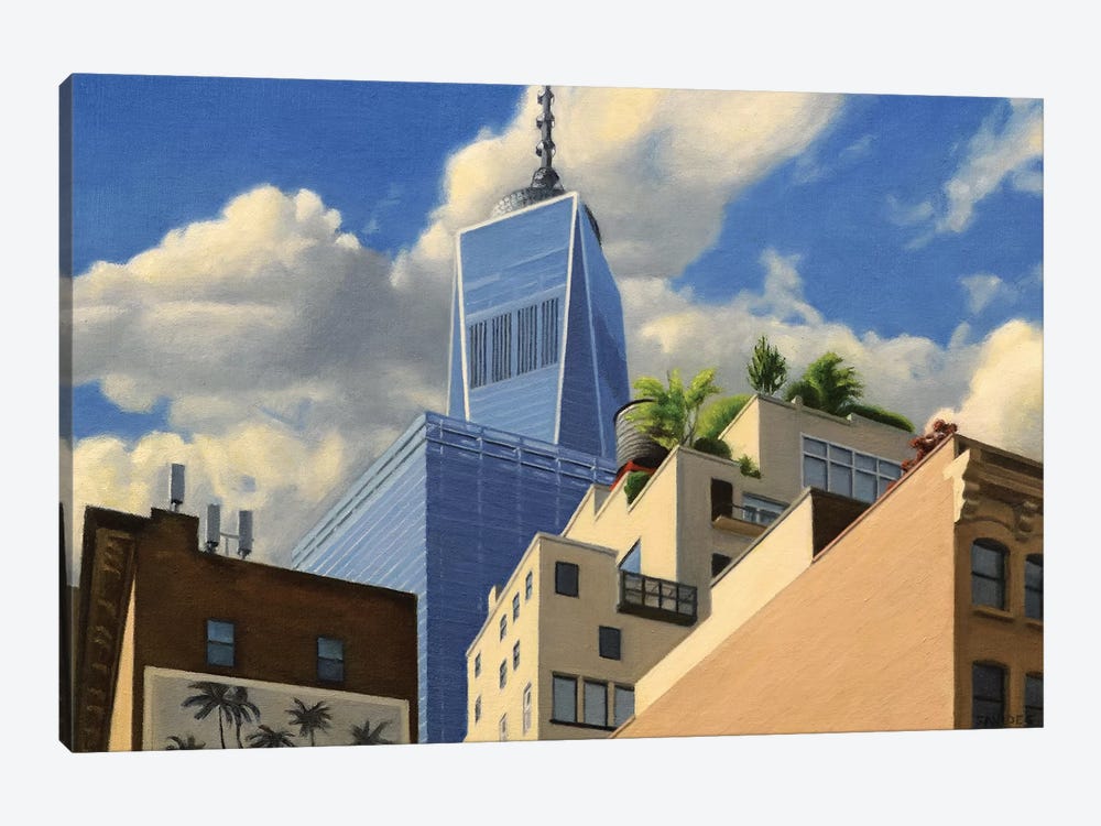 Tribeca Rooftops by Nick Savides 1-piece Canvas Wall Art