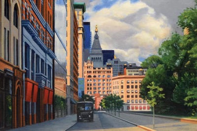 Union Square West by Nick Savides framed canvas print