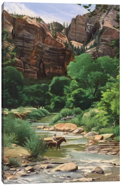 Virgin River – Zion Canvas Art Print - Western Décor