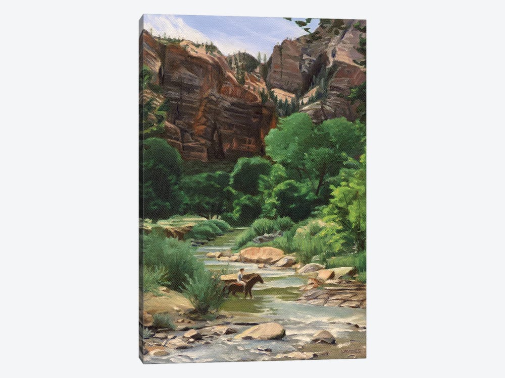 Virgin River – Zion by Nick Savides 1-piece Canvas Art Print