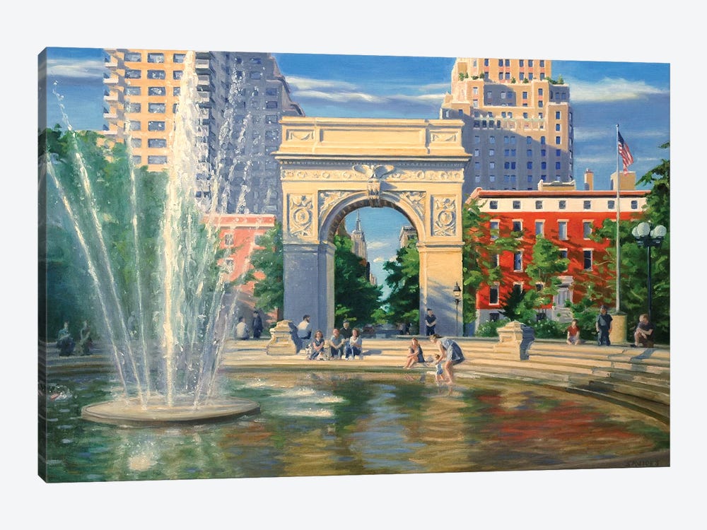 Washington Square by Nick Savides 1-piece Canvas Print