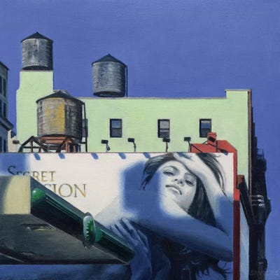 Water Towers by Nick Savides canvas print