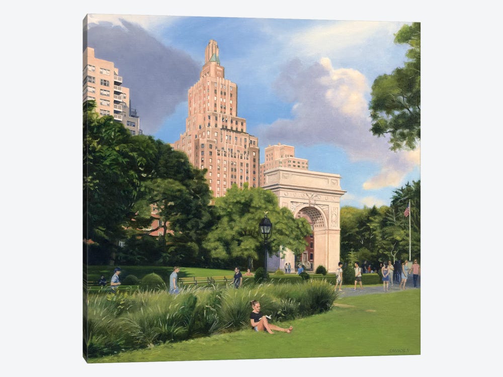 Washington Square Park - Summer Afternoon by Nick Savides 1-piece Art Print