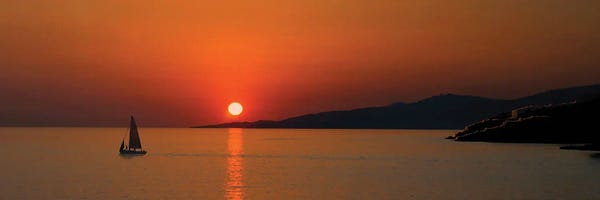Steve Toole: Aegean Sunset by Steve Toole