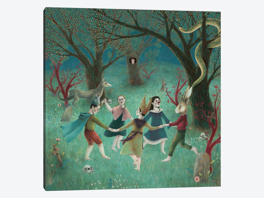 Children Of The Forest by Alefes Silva 1-piece Canvas Artwork