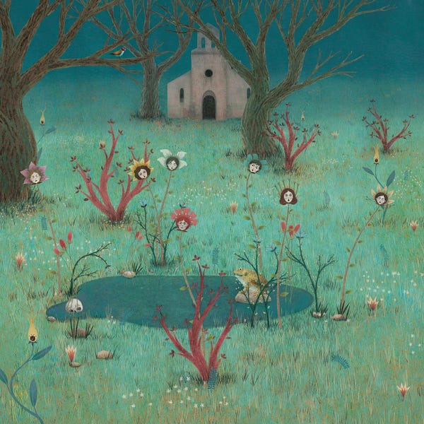 Surreal Bodyscapes: Singing Flowers by Alefes Silva 