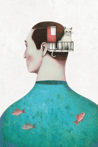 Alefes Silva : Portrait Of A Cat by Alefes Silva 