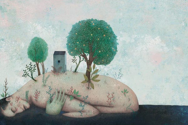 Surreal Bodyscapes: Island by Alefes Silva 