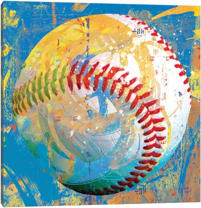 BaseBall Canvas Art Print - Baseball Art