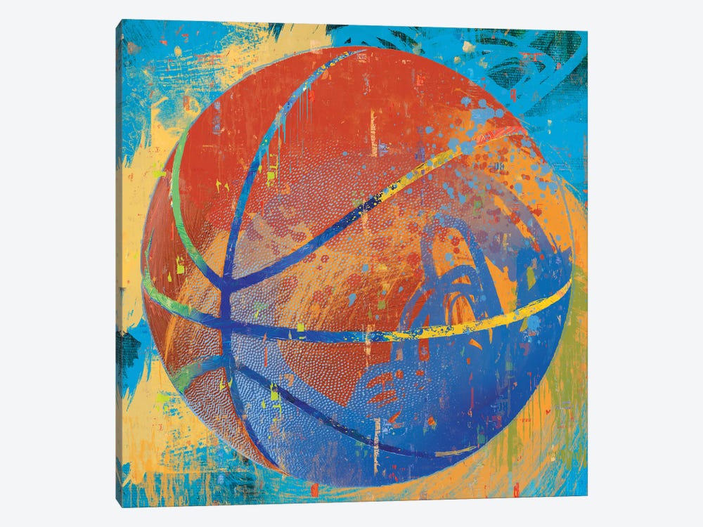Basketball by Savannah Miller 1-piece Canvas Artwork