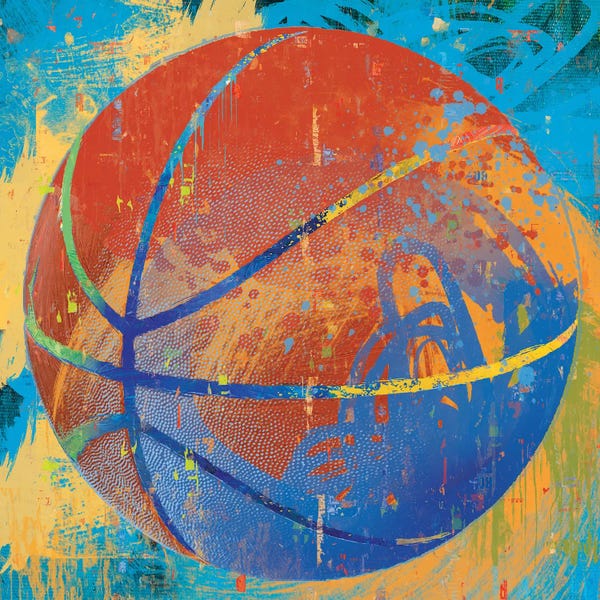 Kids Sports Art: Basketball by Savannah Miller