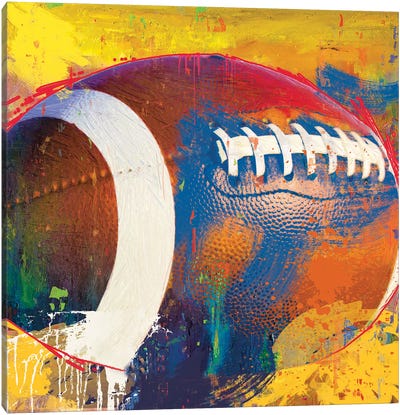 Football Canvas Art Print