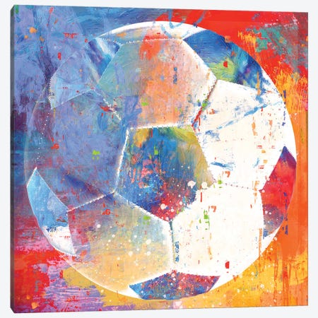 Soccer Canvas Print #SVH4} by Savannah Miller Art Print
