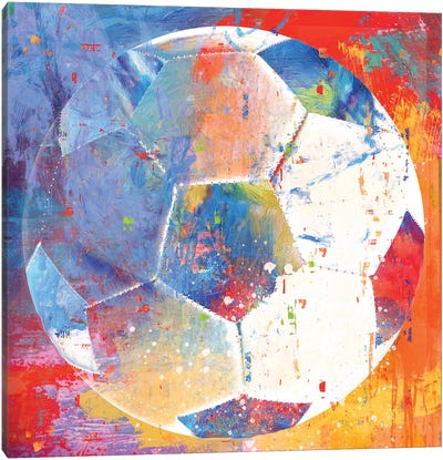 Soccer Canvas Art Print
