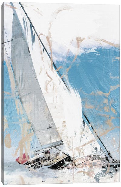 Nantucket Sound III Canvas Art Print - Boat Art