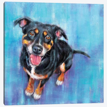 Pup Pup Canvas Print #SVL13} by Christine Savella Art Print