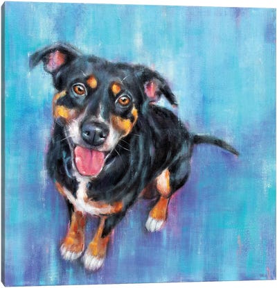 Pup Pup Canvas Art Print - Christine Savella