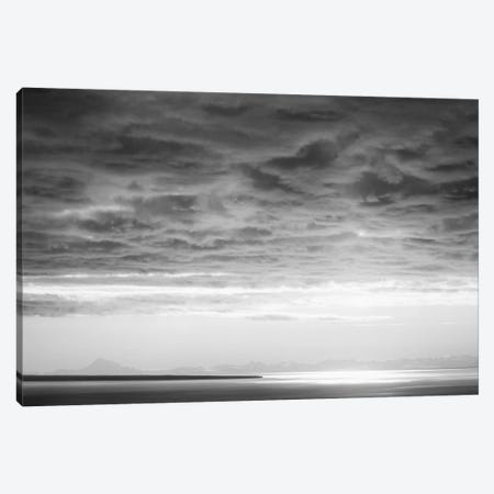 Black & White Cloud Formation Canvas Print #SVN10} by Savanah Plank Canvas Art Print