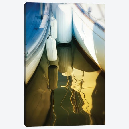 Sailboat Summertime Harbor Canvas Print #SVN48} by Savanah Plank Canvas Artwork