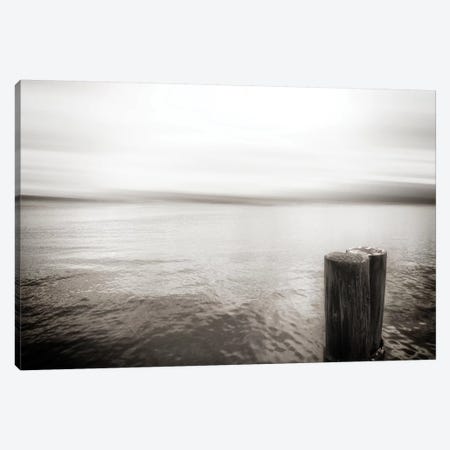 View From Pier, Alki Beach, Seattle, Washington I Canvas Print #SVN56} by Savanah Plank Canvas Wall Art
