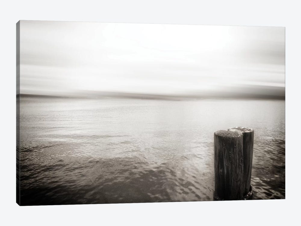 View From Pier, Alki Beach, Seattle, Washington I 1-piece Canvas Art