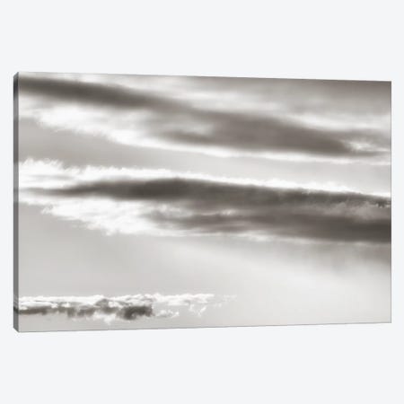 Black And White Cloud Formation Canvas Print #SVN69} by Savanah Plank Canvas Art
