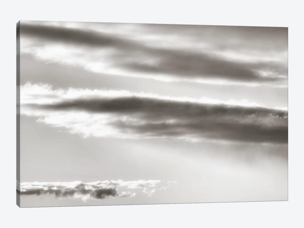 Black And White Cloud Formation by Savanah Plank 1-piece Canvas Artwork