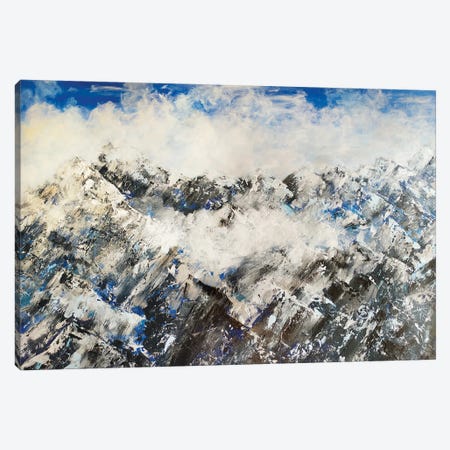 Blue Mountain Canvas Print #SVR18} by Larisa Siverina Art Print