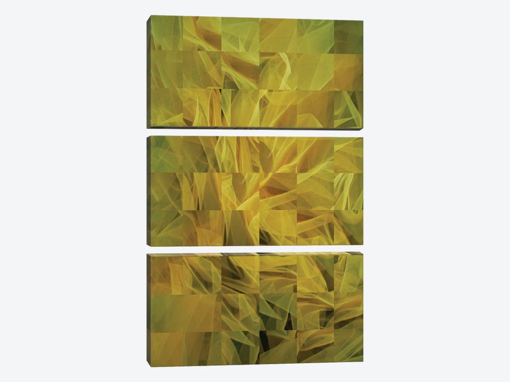 Yellow Mood by Larisa Siverina 3-piece Canvas Print
