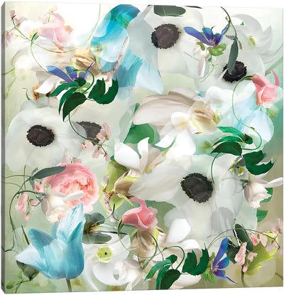 Tender Bouquet Canvas Art Print - Larisa Siverina