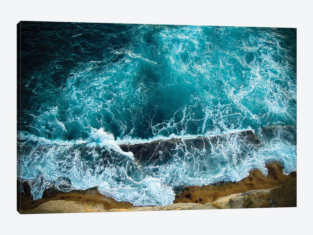 Blue Waves II by Larisa Siverina 1-piece Canvas Wall Art