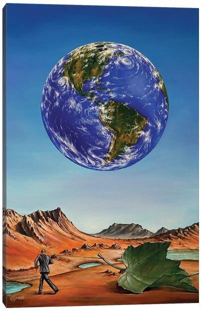 Abandoned Planet Canvas Art Print - Svetoslav Stoyanov